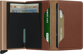 Secrid slimwallet saffiano - caramel