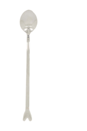 Zusss lepel hartje l - zilver