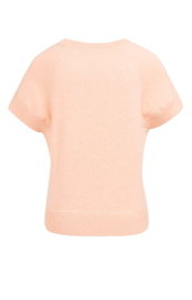 YAYA shirt korte mouw - peach