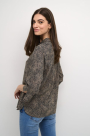 Cream blouse print