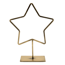 MrsBloom ster staand l - goud