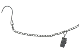 Ketting - clip zink