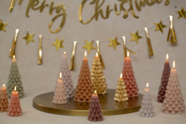 Kaars kerstboom l - eucalyptus