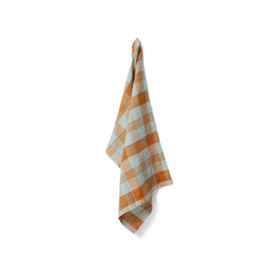 HKliving theedoek amber/blauw