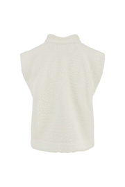 Zusss gilet teddy - creme/wit