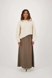 Zusss trui met lurex - creme