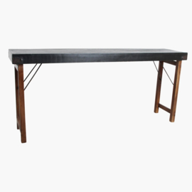 Sidetable inklapbaar - zwart