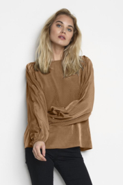 Kaffe blouse - toffee