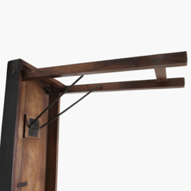 Sidetable inklapbaar - zwart