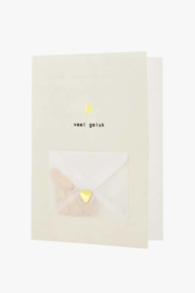 Zusss kaart confetti veel geluk