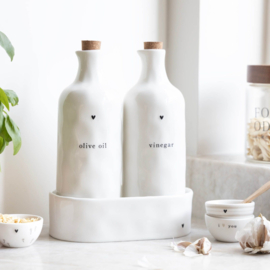 Bastion Collections fles olijfolie - zwart