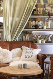 Zusss kussen hartjes - creme