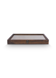 vtwonen houten box l - bruin