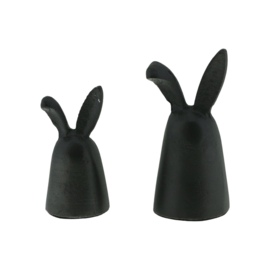 Deco bunny - zwart