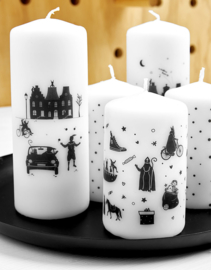 Zoedt kaars sinterklaas grachtenpanden