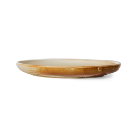 HKliving sideplate chef ceramics - creme/bruin