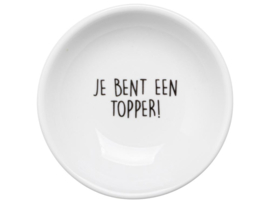 Theetip je bent een topper - wit