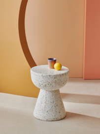 hkliving bijzettafel terrazzo