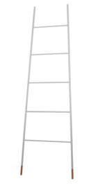 Zuiver ladder metaal - wit