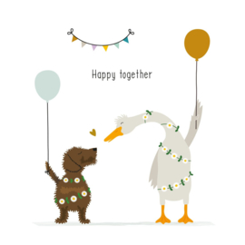 Kaart Frits happy together