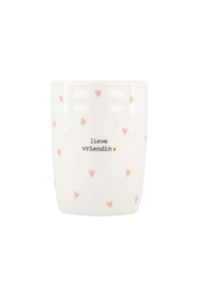 Zusss koffiemok lieve vriendin - roze
