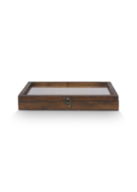 vtwonen houten box s - bruin