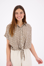 Zusss blouse met print - zand