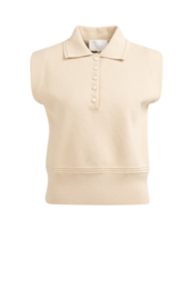 YAYA shirt met kraag - desert beige