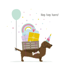 Kaart Frits hiep hiep