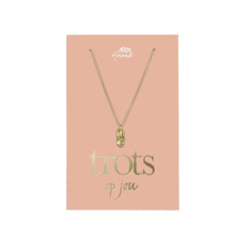 100%LEUK ketting trots op jou