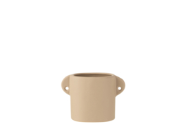 Bloempot keramiek s - beige