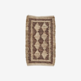 Madam Stoltz jute mat - bruin