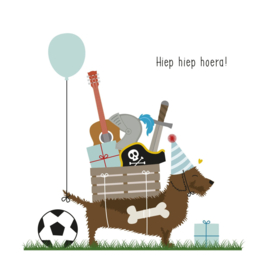 Kaart Frits hiep hiep hoera