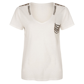 Esqualo T-shirt patches - off white