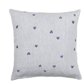 Bastion Collections kussenhoes 60x60 - blauw/grijs