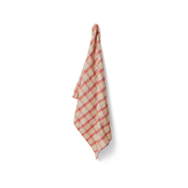 HKliving theedoek roze/creme