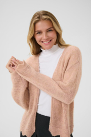 Cream vest - rose dust