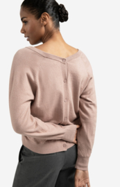 YAYA trui knoopdetail - blush pink