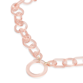 Looplabb leesbril ketting - champagne