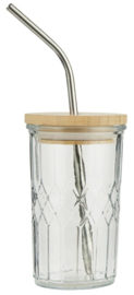 Ib Laursen glas met bamboe deksel