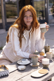 Zusss koffiemok darling - grijsgroen