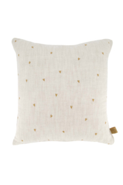 Zusss kussen hartjes 45x45 - camel