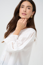 Cream blouse - wit