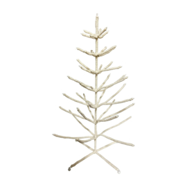 Kerstboom metaal s - creme