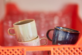 HKliving kop en schotel chef ceramics - mosgroen