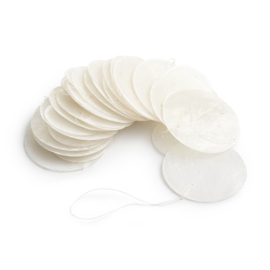 Schelpenslinger - creme/wit