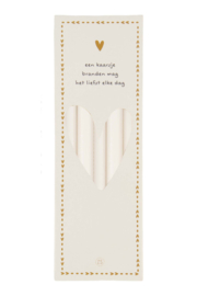 Zusss smalle kaarsjes s/10 - offwhite
