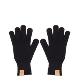 Zusss handschoenen gebreid - zwart