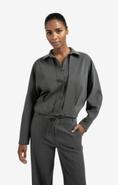 YAYA blouse jasje - antracietgrijs