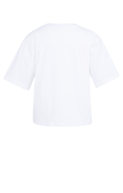 YAYA shirt met print - wit/grijs